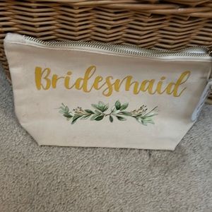 Bridesmaid cosmetic bag
